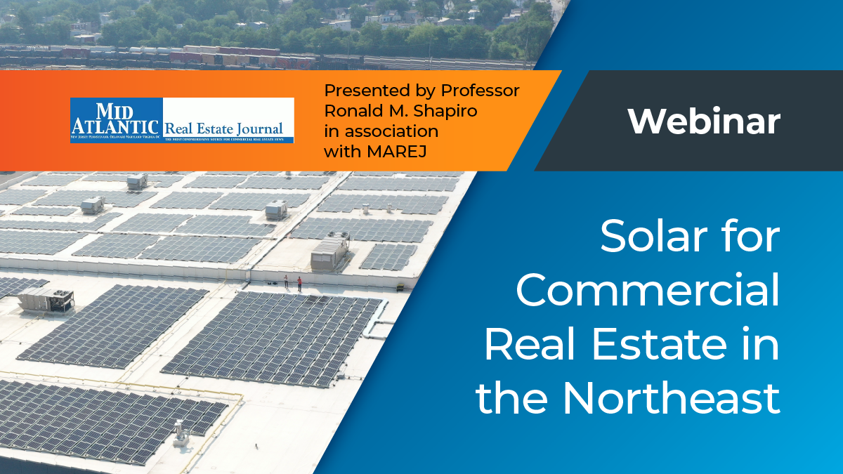 Solar for Commercial Real Estate in the NE Webinar image