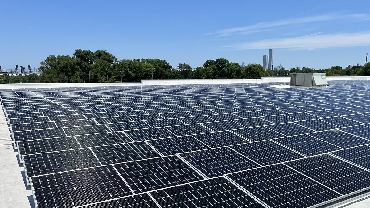 Commercial solar installation by Infiniti Energy, New Jersey