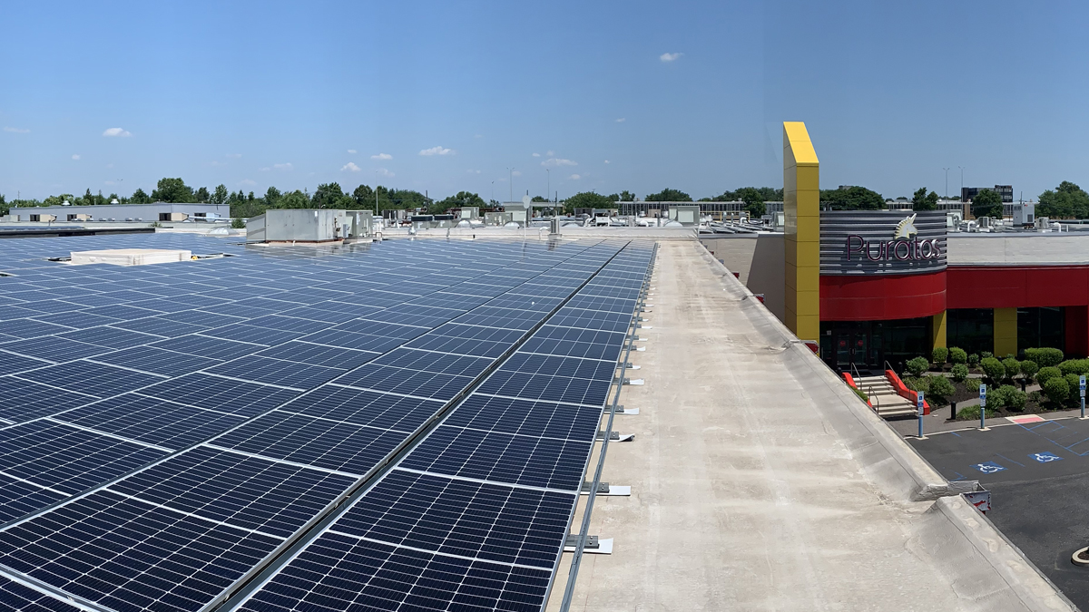 Puratos USA headquarters solar array image